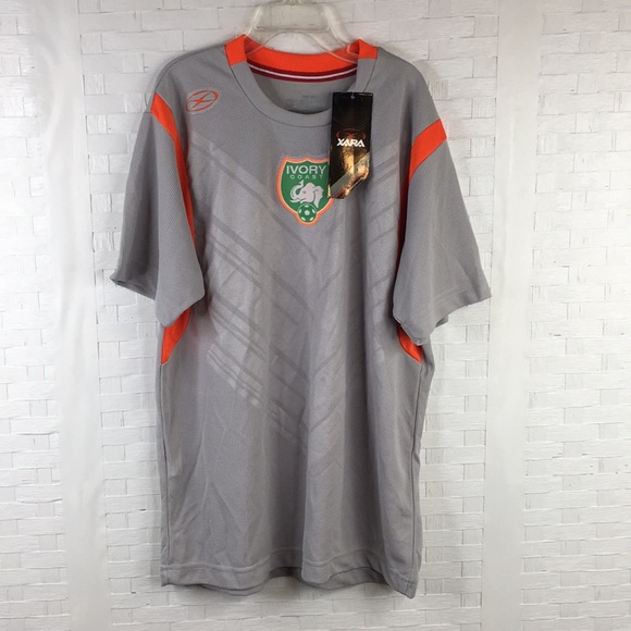 Xara Ivory Coast Soccer Jersey Youth Large *Q - Picture 1 of 12